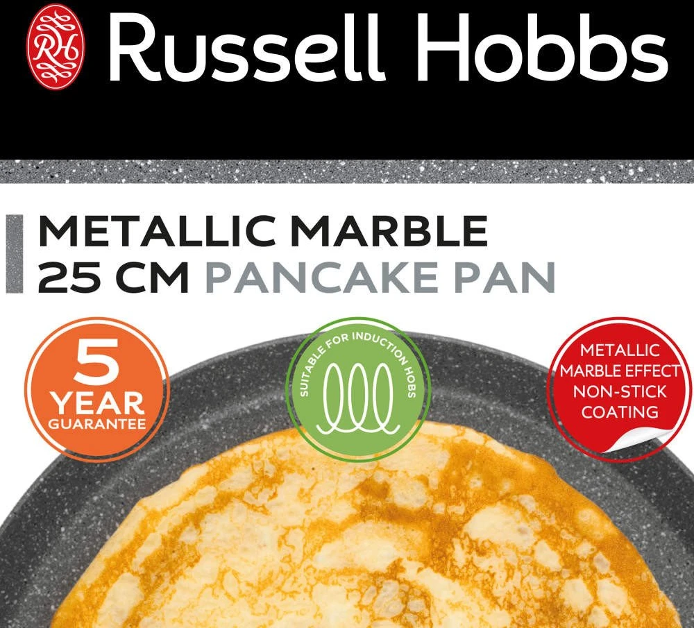 Russell Hobbs Metallic Marble 25 cm blyninė