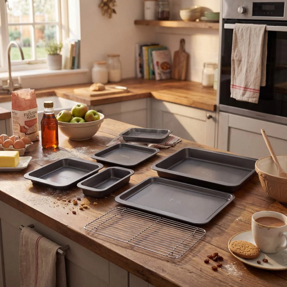 Russell Hobbs RH03903 7 dalių sudedamas kepimo indų rinkinys