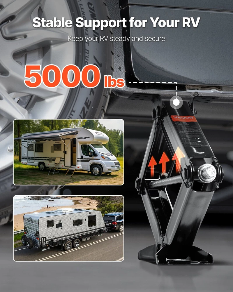 Vevor RV žirklinės domkratai 2268 kg 23.4 in