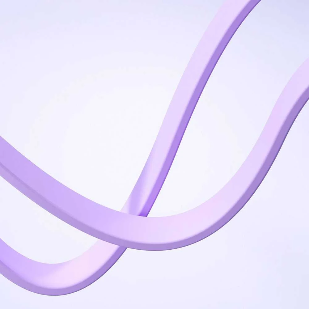 3 viename Joyroom Spalvingas USB į USB-C / Lightning / Micro USB laidas 3.5 A, 1 m (violetinė)