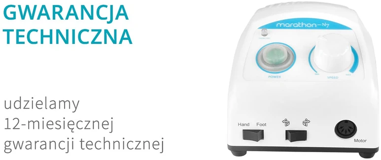 Activeshop Profesionali nagų freza Saeyang Marathon N7 su antgaliu ES6 100W