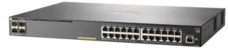 Šakotuvas Hewlett Packard (HP) HPE Aruba 2930F 24G PoE+ 4SFP+ komutatorius (JL255A)