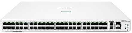 Šakotuvas „Hewlett Packard“ (HP) „HP Enterprise Aruba Instant On JL808A“ valdomas L2+, montuojamas ant stovo, 1 Gbps (RJ-45) jungčių kiekis: 48