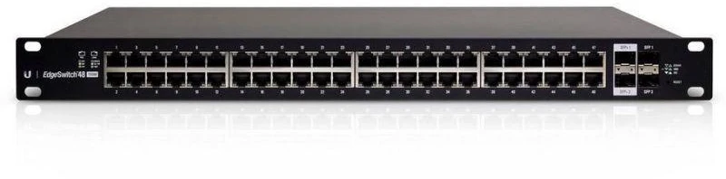 Šakotuvas Tinklo jungiklis Ubiquiti EdgeSwitch 48 PoE (500W), 52 prievadai, PoE (PoE+: 48), 436W, valdomas, Gigabit/10G