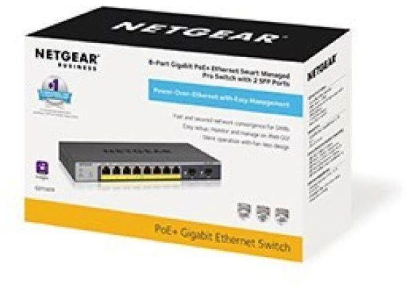 Šakotuvas NETGEAR 10 prievadų Gb Smart Managed Pro Switch m. PoE