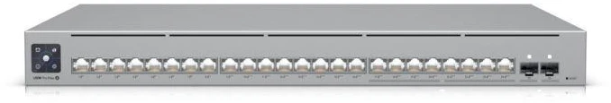Šakotuvas Valdomas gigabitinis/multigigabitinis/10G tinklo jungiklis UBIQUITI UniFi Pro Max 24 PoE, 26 prievadai (PoE+: 8; PoE++: 16;) (USW-Pro-Max-24-PoE-EU)