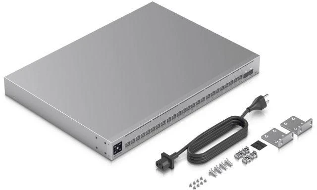 Šakotuvas Valdomas gigabitinis/multigigabitinis/10G tinklo jungiklis UBIQUITI UniFi Pro Max 24 PoE, 26 prievadai (PoE+: 8; PoE++: 16;) (USW-Pro-Max-24-PoE-EU)