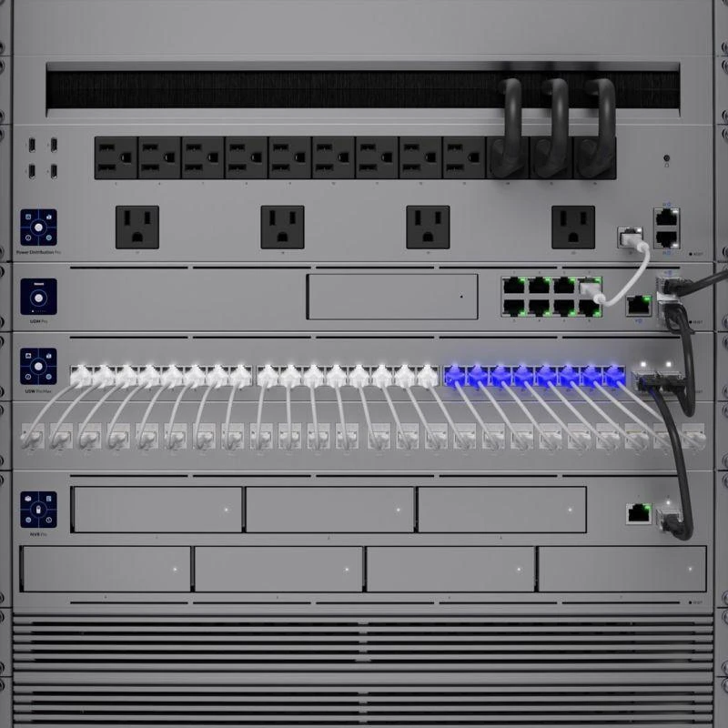 Šakotuvas Valdomas UBIQUITI UniFi Pro Max 24 tinklo jungiklis, 26 prievadai, Gigabit/Multigigabit/10G (USW-Pro-Max-24-EU)