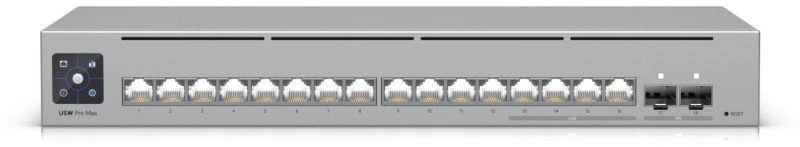 Šakotuvas 16 prievadų komutatorius Ubiquiti Unifi USW-Pro-Max-16-EU