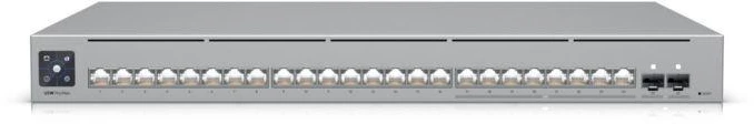 Šakotuvas Valdomas UBIQUITI UniFi Pro Max 24 tinklo jungiklis, 26 prievadai, Gigabit/Multigigabit/10G (USW-Pro-Max-24-EU)