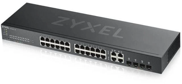 Ausinės Zyxel GS1920-24 28 prievadų valdomas gigabitinis komutatorius