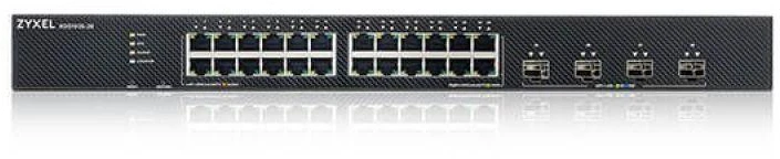 ZYXEL XGS1935-28, 28 prievadų LITE-L3 išmanusis valdomas komutatorius, 24 gigabitų vario ir 4 10G SFP+, hibridinis režimas, autonominis arba „Nebulaflex“ debesis (5 metų garantija)