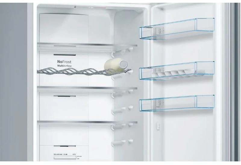 Bosch Serie 4 KGN39VIEB Šaldytuvas-Šaldiklis Freestanding 368 L E Stainless Steel