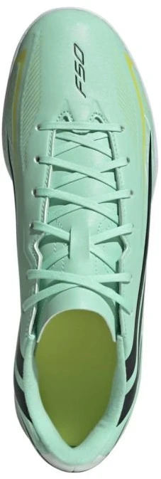 Salės bateliai adidas F50 Hyperfast Club IN, žalsvi