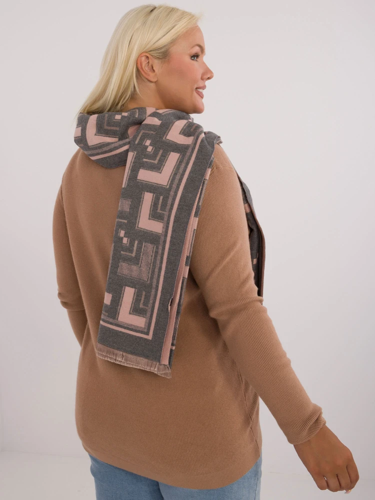 Šalikas-AT-SZ-23158.32-pilka-rožinė
