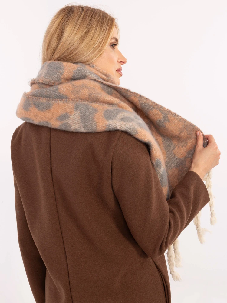 Wool Fashion Italia Šiltas minkštas moteriškas šalikas: Dydis - Universalus