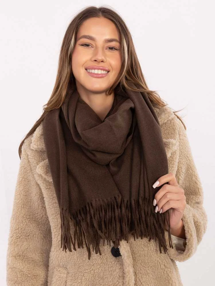 Wool Fashion Italia Rudas klasikinis šalikas: Dydis - Universalus