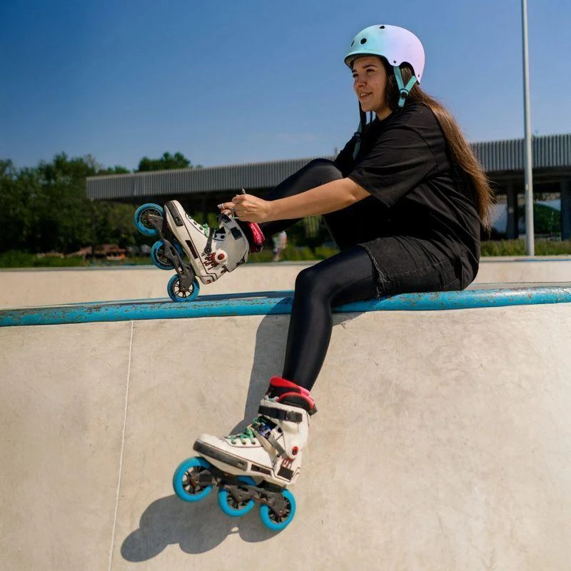 Wozinsky M BMX/Scooter Helmet - Rožinė Gradient