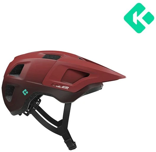 Šalmas dviratininkui Lazer Finch KinetiCore Matte Maroon Juodas