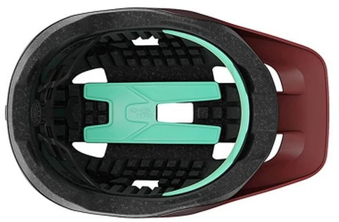 Šalmas dviratininkui Lazer Finch KinetiCore Matte Maroon Juodas