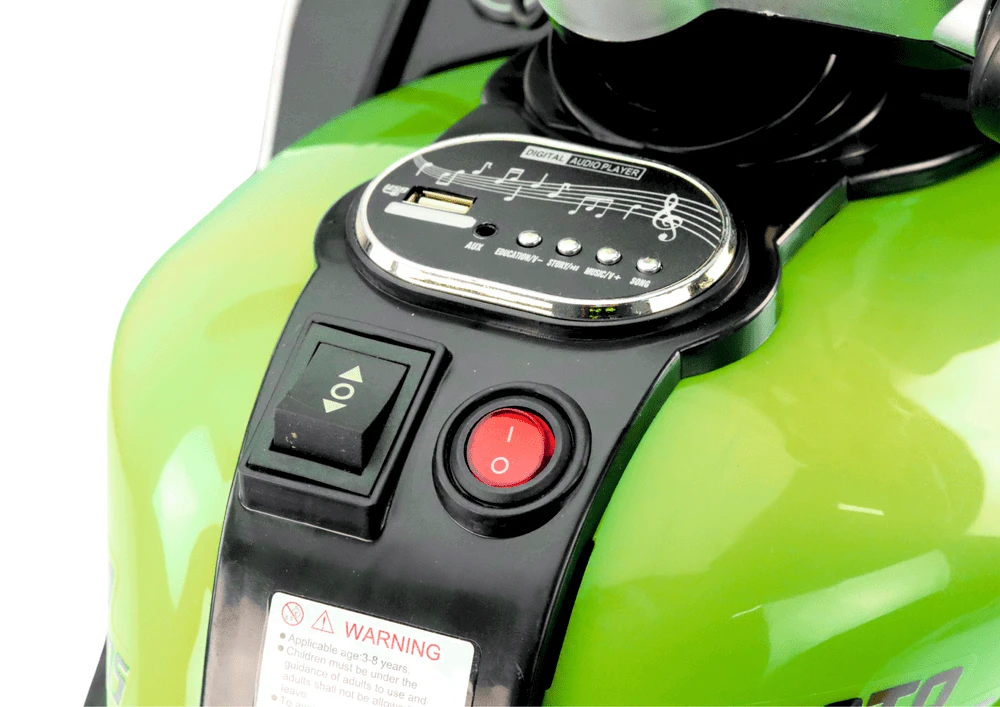 Lean Cars Elektrinis motociklas vaikams Moto V6 HT-5188, žalias