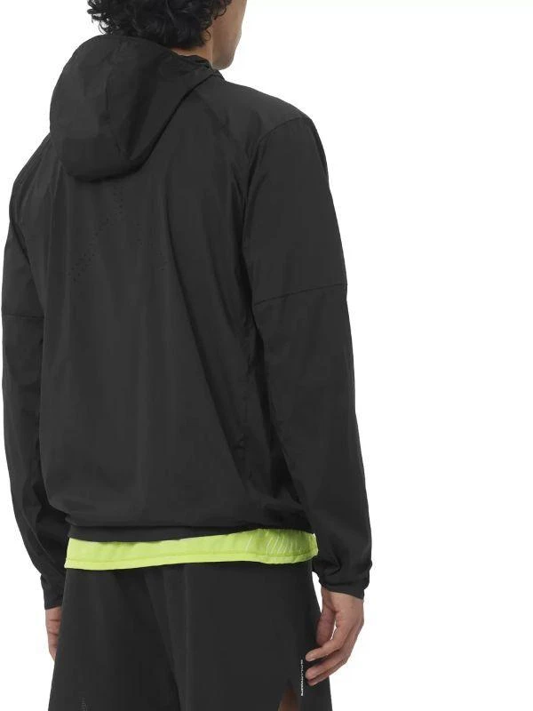 Salomon Sense Aero Wind JKT M LC2743000 vyriška vėjui nepralaidi striukė, juoda, 2XL