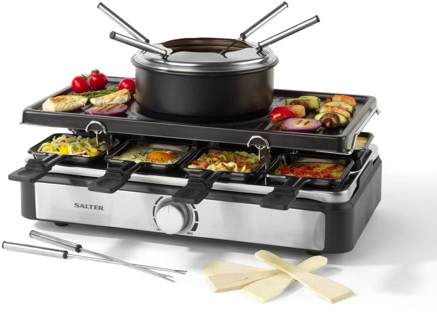Salter 2 in 1 rakleto ir fondiu rinkinys EK4513VDE