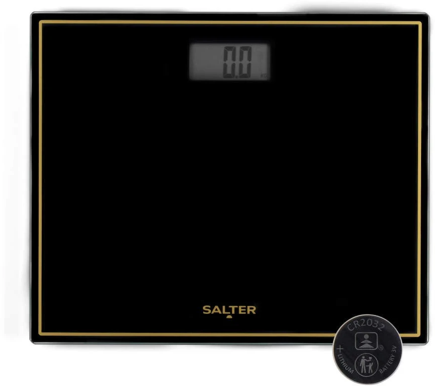 Salter 9207 BGHCFEU12 elektroninės vonios svarstyklės, juodos