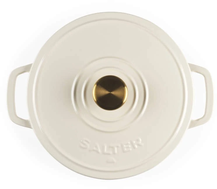 Salter Chester 3,4 l ketaus troškintuvas, 24 cm, kreminis