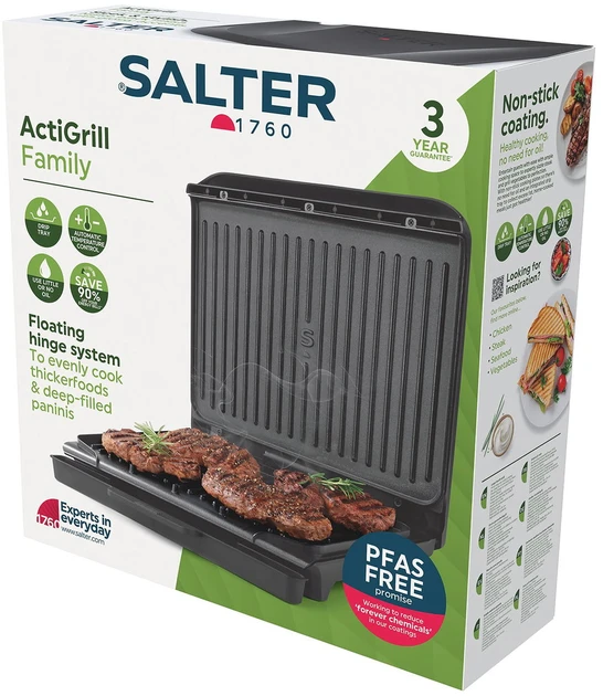Salter EK6237VDE ActiGrill Family grilis
