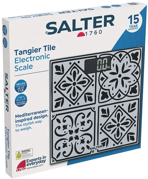 Salter SA00702TCFEU12 elektroninės kūno svarstyklės, Tanger Tile