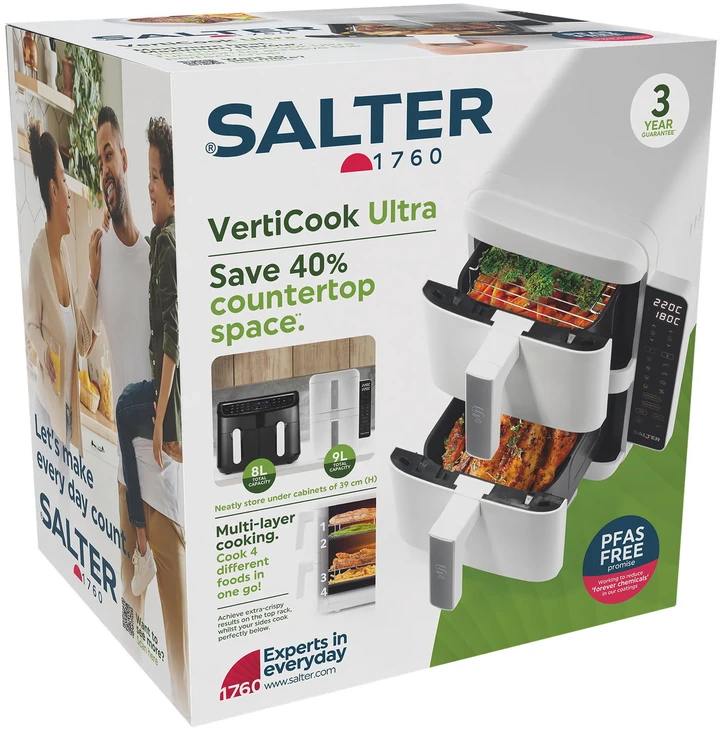 Salter VertiCook Ultra oro gruzdintuvė, 9 l