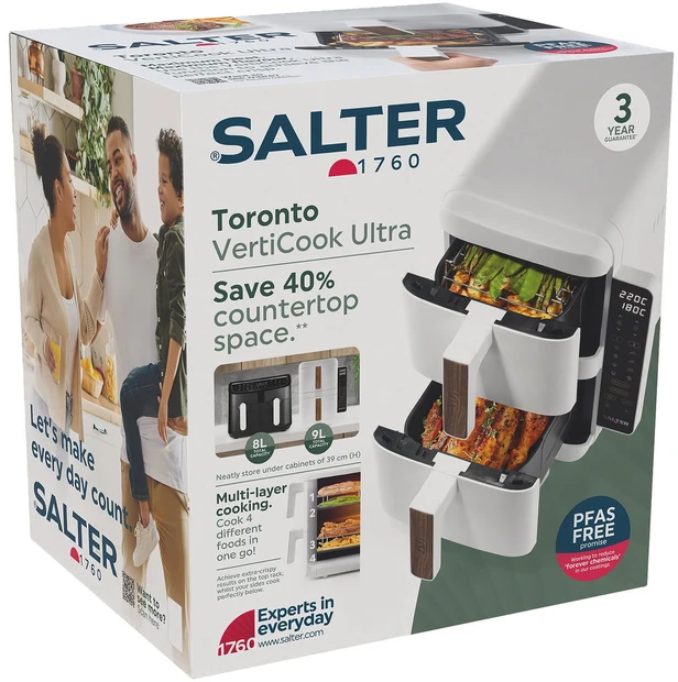 Salter VertiCook Ultra oro gruzdintuvė, 9 l