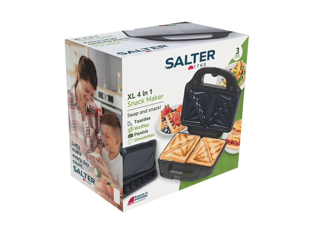 Salter XL 3 in 1 užkandžių gaminimo įrenginys EK2143TFVDE