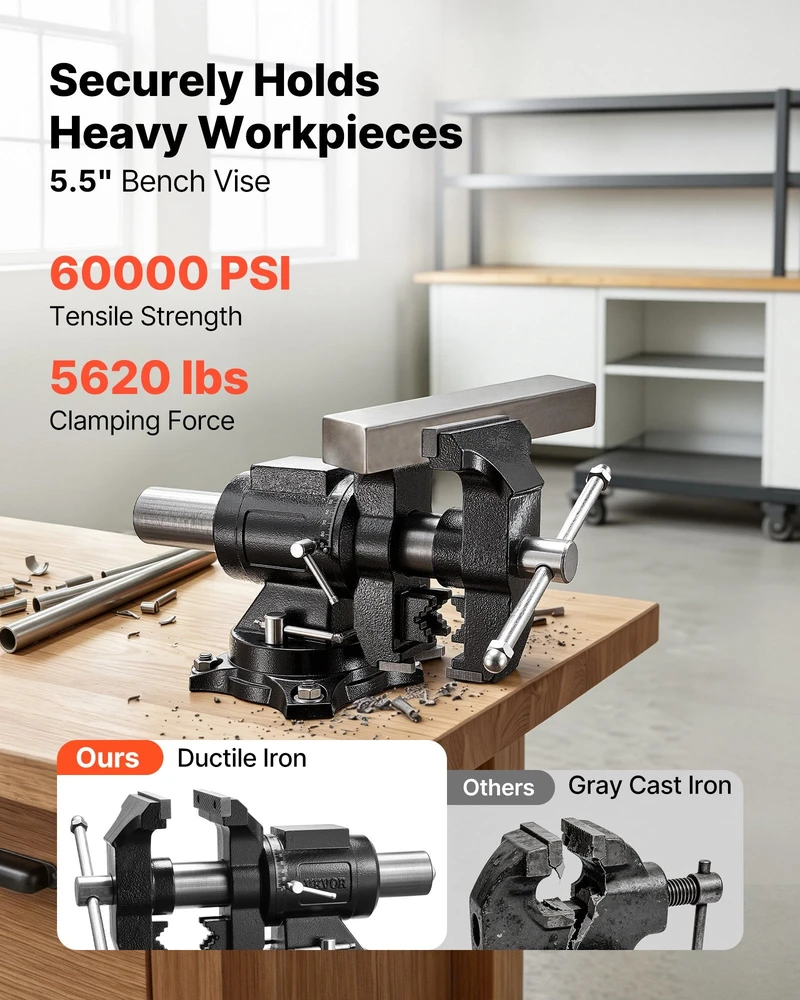 Šaltkalvio spaustuvai VEVOR 9455, 140 mm žiočių plotis