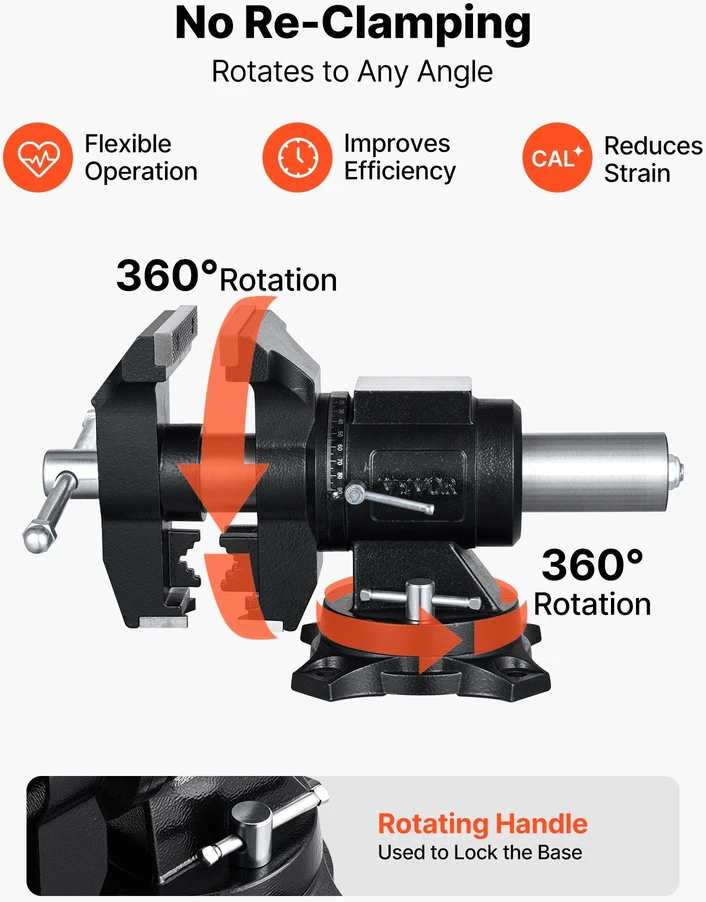 Šaltkalvio spaustuvai VEVOR 9455, 140 mm žiočių plotis