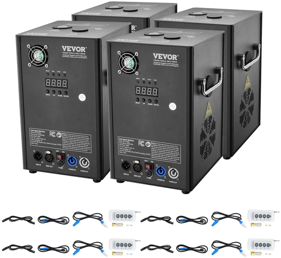 VEVOR Šaltos ugnies fejerverkų aparatas 700W 2-5m