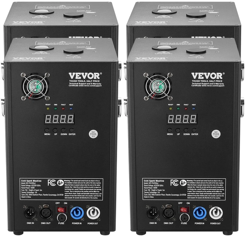 VEVOR Šaltos ugnies fejerverkų aparatas 700W 2-5m