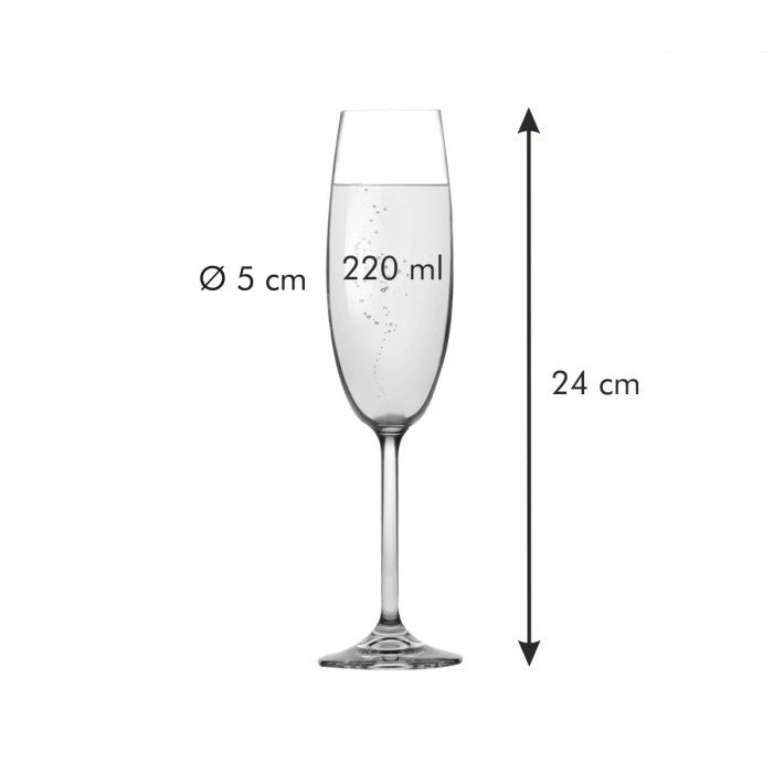 Šampano taurė Charlie 220 ml