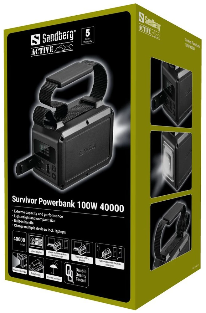 Sandberg Survivor Powerbank 100W 40000
