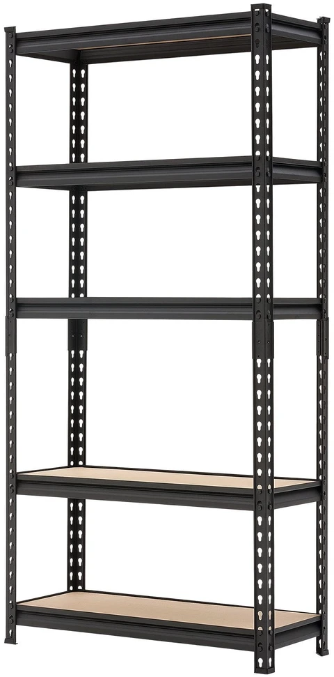 VEVOR Tvirtas metalinis sandėliavimo stelažas 5 aukštų, iki 190 kg 75x30x152 cm
