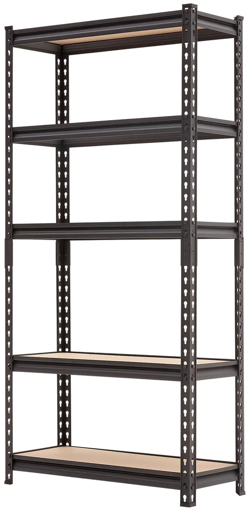 VEVOR Tvirtas metalinis sandėliavimo stelažas 5 aukštų, iki 190 kg 75x30x152 cm