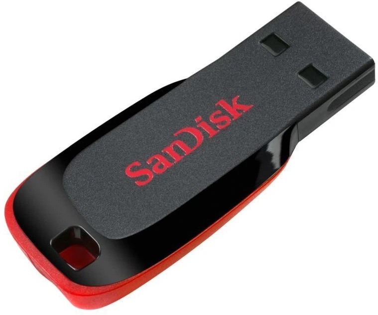 SanDisk Cruzer Blade SDCZ50-064G-B35 USB atmintinė (64 GB; USB 2.0; juoda)