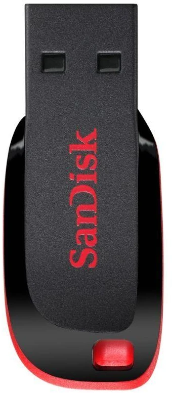 SanDisk Cruzer Blade SDCZ50-064G-B35 USB atmintinė (64 GB; USB 2.0; juoda)