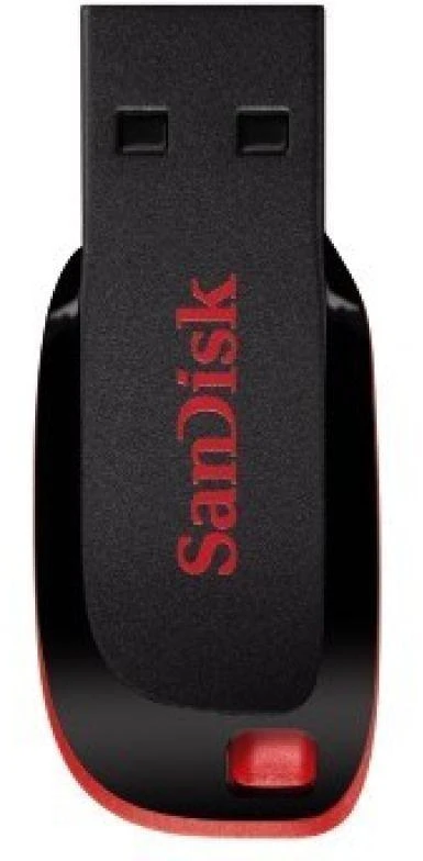 SanDisk Cruzer Blade SDCZ50-064G-B35 USB atmintinė (64 GB; USB 2.0; juoda)