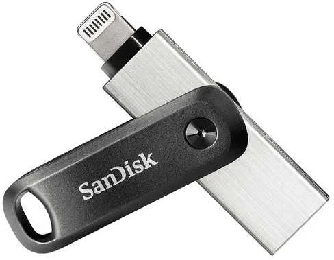 „SanDisk iXpand Flash Drive Go“ 64 GB – USB3.0 + „Lightning“ – skirti „iPhone“ ir „iPad“, EAN: 619659169381