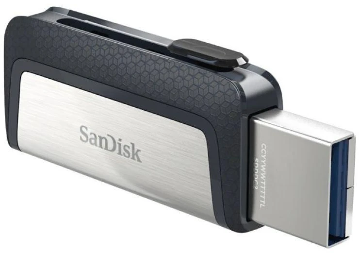 „SanDisk“ SDDDC2-064G-G46 atmintukas (64 GB; USB 3.1, USB-C; juodas)