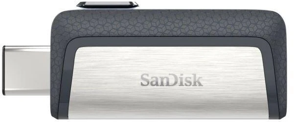 SanDisk Ultra SDDDC2-128G-G46 USB atmintinė (128GB; USB 3.1, USB-C; juoda)