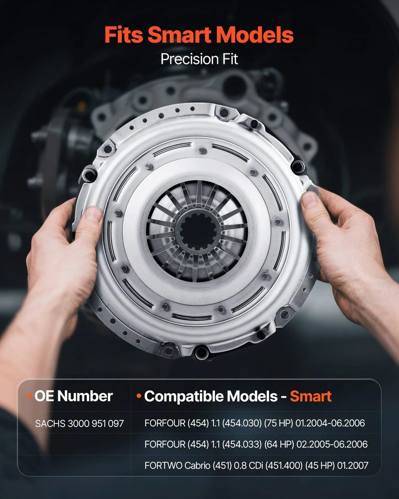 VEVOR OEM sankabos komplektas Smart automobiliams