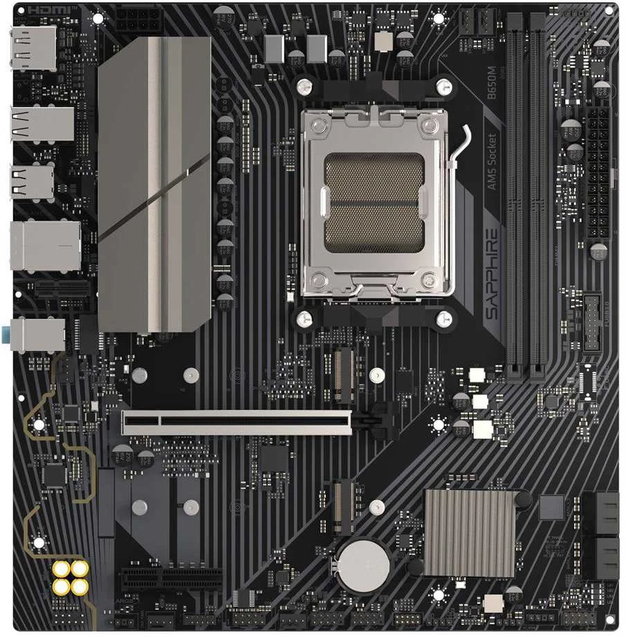 Pagrindinė plokštė Sapphire B650M-E AMD B650 Socket AM5 micro ATX plokštė